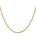 14K Rope Chain 4MM 16"