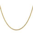 14K Rope Chain 4MM 16"