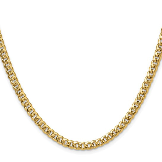 14K Hollow Miami Cuban Link 4MM - 18"