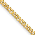 14K Hollow Miami Cuban Link 2MM - 18"