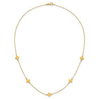 14K Station Necklace