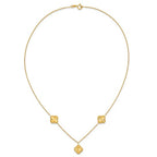 14K Station Necklace