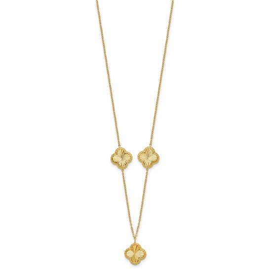 14K Station Necklace