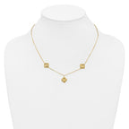 14K Station Necklace