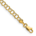 14K Double Link Bracelet