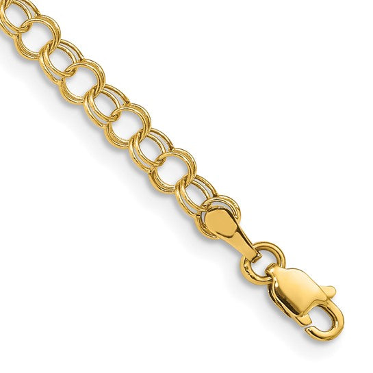 14K Double Link Bracelet