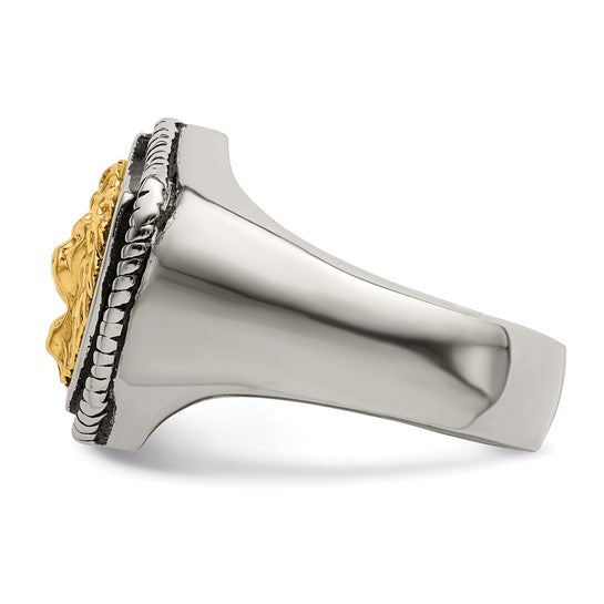 Mens Lion Ring