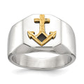 Mens Anchor Ring