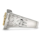 Mens Cross Ring