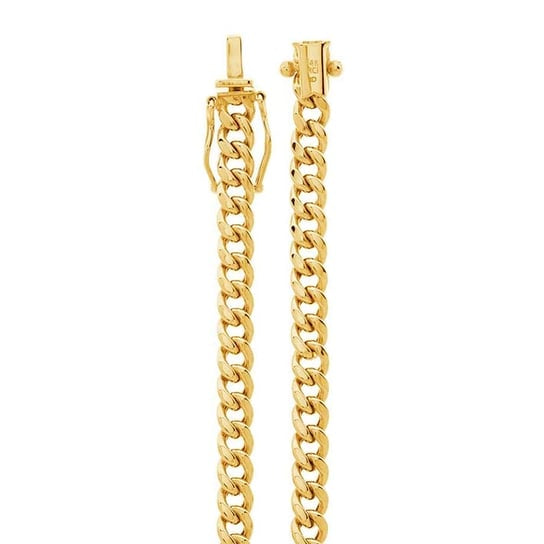 14K Yellow Gold 4.5mm Cuban Chain