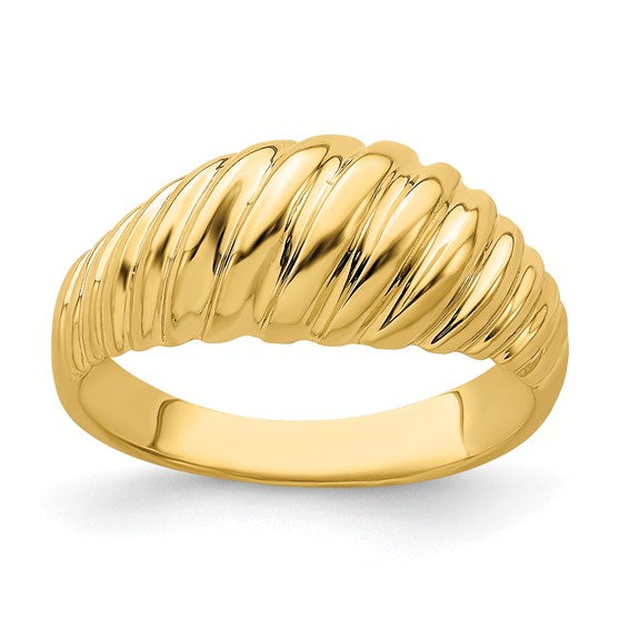 14K Dome Ring
