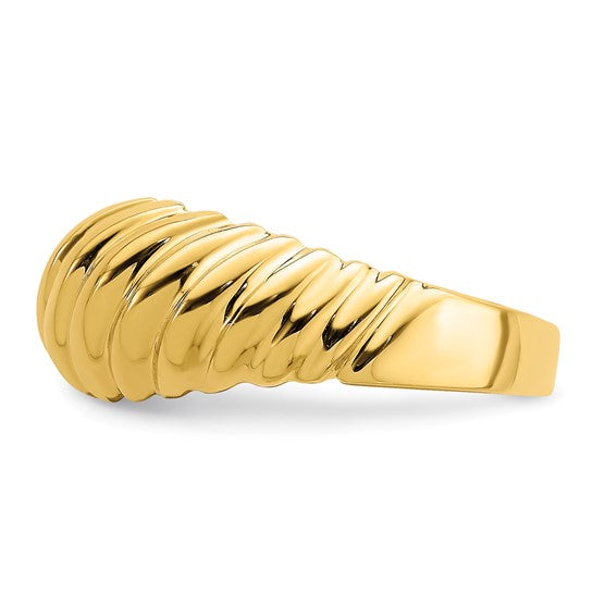 14K Dome Ring