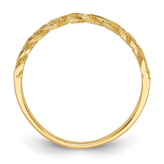 14K Rope Ring