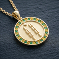 Sacred Opon Ifá Medallion – Customizable Odu