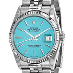 Pre-Owned Rolex Datejust 36 Teal Dial Jubilee Bracelet