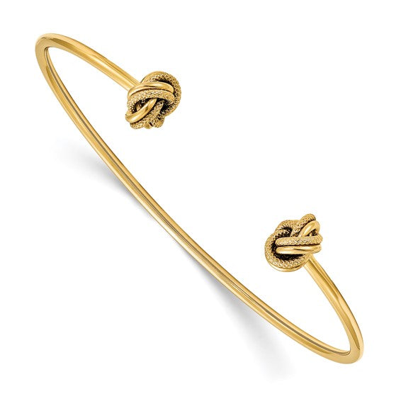 14K Yellow Gold Love Knot Bracelet