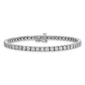 Sterling Silver Lab Grown Diamond Bracelet