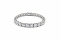 14K White Gold Lab-Grown Diamond Tennis Bracelet