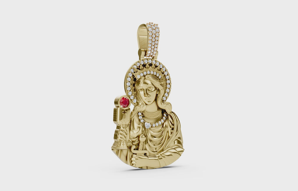 Saint Barbara Pendant
